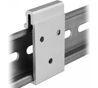 Clip di montaggio in alluminio Delock per guida DIN NEW