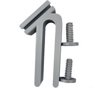 Clip di montaggio per tubo dell'acqua, supporto per tubo flessibile per fissare saldamente i tubi dell'acqua al bordo del secchio da giardino per attività di pulizia (grigio)