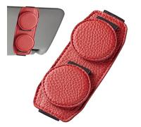 Clip di Occhiali da Sole per Auto - 13.2x4,3 Cm / 5.2x1.69in, Pelle in Microfibra E Acciaio Inossidabile | Porta 'Occhio Magnetico per La Visiera per Auto | Clip Organizzatore di Occhiali da