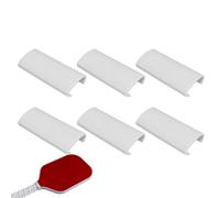 Clip di peso per pale Pickleball - 6 pezzi con assorbimento d'impatto ad alte prestazioni - Maglietta in cotone corta unisex - per tornei partite all'aperto