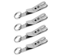 Clip Di Portachiavi A 4 Pezzi, Formaggio A Chiave In Acciaio Inossidabile, Snapshear Di Zaino Anti-Ala, Accessori Per Zaino All'Aperto.