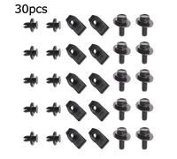 Clip di protezione bulloni ricambio 30pz/set accessori coperchio sottoscocca mot