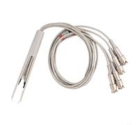 Clip di prova a 4 fili per SMD con connettori BNC per test precisi di induttanza di capacità e resistenza