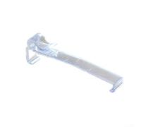 Clip di ricambio per mantovana in ABS trasparente per tende orizzontali da 7,6 cm, si adatta alla maggior parte delle tende verticali comuni (12 pezzi)
