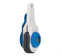 Clip di rilascio per pesca a traina, accessori per downrigger e outrigger, tensione regolabile per acqua dolce e salata (bianco blu grande)