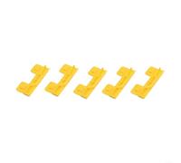 Clip di rivestimento per parabrezza, confezione da 2 pezzi, in plastica, per l'installazione sicura del pannello del parabrezza, colore giallo, adatte per i modelli