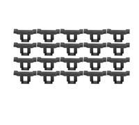Clip di scarico del pannello solare Abs Design a forma di T 20 pc set compatto Pannelli fotovoltaici portatili Clip di pulizia 30 mm Filla del pannello fotovoltaico