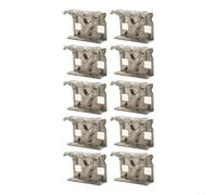 Clip di scarico dell'acqua per pannelli solari, 10 pezzi, per moduli fotovoltaici da 30/35 mm, costruite in lega di alluminio per resistere alle intemperie e migliorare il drenaggio (30 mm)