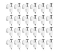 Clip di schermo offset 3/8 di pollice di plastica Mesh Panel Fasteners | Queste clip offset fissano saldamente i pannelli in rete contro forti venti per sferragliare e danneggiare.