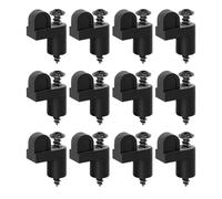 Clip di schermo offset 3/8 di pollice di plastica Mesh Panel Fasteners | Queste clip offset fissano saldamente i pannelli in rete contro forti venti per sferragliare e danneggiare.