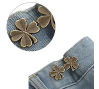 Clip di serraggio in vita Spilla in lega Spille per donna Jeans Pulsante a scatto Accessori per abbigliamento Pantaloni Fitness Pin Fibbia in vita Pulsante a scatto invisibile per stringere la vita