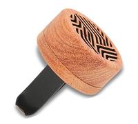 Clip di Sfiato per Diffusore per Auto, Diffusore di Olio Essenziale in Legno, Mini Diffusori con Roccia Vulcanica, Decorazione Deodorante per Ambienti Portatile Senz'acqua