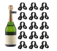 Clip Di Sicurezza Bottiglia Di Vino Champagne: Servizio Di 15 Pezzi Di Bottiglia Servizio Di Fibbia Pendente | Clip Di Sicurezza Supporto Unico Per Candela | Clip Di Fibbia Antiscivolo Per