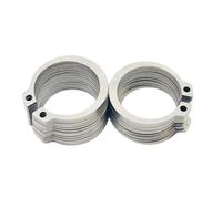 Clip di sicurezza C, Confezione da 100 anelli di fissaggio esterni a C in acciaio inossidabile 304 da 6-10 mm(9mm)