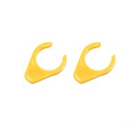 Clip di sicurezza pieghevole per pedale della bicicletta, confezione da 2 pezzi, per Brompton Ofix per Mks Tiparts per evitare lo sblocco accidentale in materiale ABS (giallo)