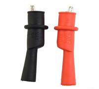 Clip di sonda di prova di servizio 1000V isolate clip della sonda di prova | Costruzione resistente, guaina isolata, sicura per test elettrici, clip a molla resistente, vestibilità