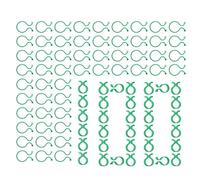 Clip Di Supporto Per Impianti - Clip Orchidee | 100 Pezzi Cliips Di Per Supporti | Vinei Trazione Supporto Invisibile | Flower Vines Cllips | Gardening Vine Fix Morsetto FORS CUCUMBER TOMATHE