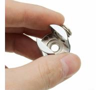 Clip di supporto per mensole in vetro, set da 10 pezzi, finitura cromata lucida per 6 vetri da 12 mm (10-12 mm)