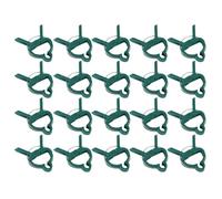 Clip di supporto per piante, 20 pezzi di fascette per tralicci riutilizzabili, clip per orchidee, per pomodoro, peperone, verdura, , orchidea, vite, gambo, semina, interno, esterno,