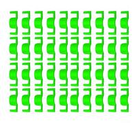 Clip di supporto per piante riutilizzabili compatibili con le comuni infrastrutture da giardino, tra cui reti a rete metallica e telai per tubi in PVC (verde, 40 pezzi)