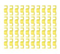 Clip di supporto per steli utilizzate nel giardinaggio biologico e convenzionale per ridurre l'alloggio e migliorare la resa raccolta (giallo, 40 pezzi)