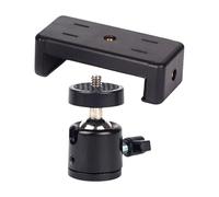Clip di supporto per treppiedi per telefono con supporto a scarpa fredda Ruotare Supporto morsetto regolabile per telefono Smartphone Clip Staffa