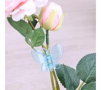 Clip di supporto per vite, 30 pezzi, in plastica leggera, per fissare orchidee e fiori nel tuo giardino, facili da usare (30 farfalle