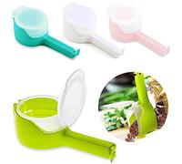 Clip di Tenuta, 4 Pezzi Clip Sacchetti Alimenti di Plastica, Degli Alimenti Clip di Tenuta per Spuntini Cereale Pane Biscotti