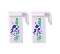 Clip di tenuta per latte, clip sigillate per scatole di latte, clip sigillate per scatole di latte, 2 clip di tenuta per sacchetti di latte, clip di tenuta a prova di perdite, regolazione a 180 gradi
