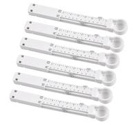 Clip di tenuta per sacchetti | Clip per sacchetti di conservazione degli alimenti - 6 clip di tenuta portatili per la casa, cucina, ristorante