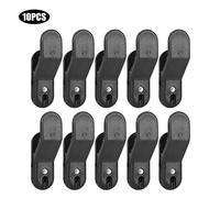 Clip di Ventilazione in Serra 10pcs Black ABS Outlet Outlet Strumento per Fissare la Rete di Ombre e Le recinzioni in Agricoltura agricola usano Accessori a Serra Leggera durevoli
