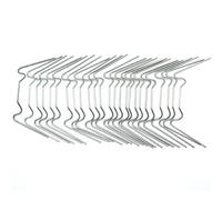 Clip di vetro in acciaio inossidabile - 100 pezzi 1,2 mm. Unghie, chiusure protettive di spessore 1,2 mm, portafogli durevoli, morsetti a parete pesante, ganci di montaggio sicuri | Ideale per la cart