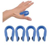 Clip Digitopressione, 4 pezzi Clip per agopressione a forma di pollice Clip per punti di pressione della mano per agopressione con magnete per Alleviare L'emicrania e Ridurre lo Stress (BLUE)