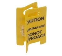 Clip divertenti per aprire conversazioni, 11 x 7,3 x 4,5 cm, elegante artiglio per capelli, con segnale di avvertimento, impugnatura antiscivolo, per donne e ragazze spesse e sottili