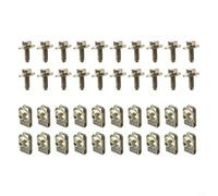 Clip e fermi a U di grado automobilistico, 40 pezzi per il montaggio sicuro del coperchio del motore e del pannello sottoscocca su vari veicoli passeggeri