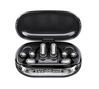 Clip Ear Buds Auricolari con Microfono per Chiamate e Custodia di Ricarica | Stile Coppia Display LED Touch Earbuds Clip On per Donna Uomo Giovani Viaggio Sport Palestra Fitness