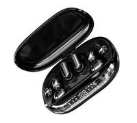 Clip Ear Buds Auricolari con Microfono per Chiamate e Custodia di Ricarica | Stile Coppia Display LED Touch Earbuds Clip On Uso Office Palestra