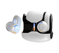 Clip Ear Buds - Secure Fit Audio, Ganci di musica portatile | Routine di allenamento sound sound sudore, design ergonomico riposa e gioca per angolo ritmo sul posto di lavoro, arresto del sentiero, ri