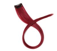 Clip Estensioni per capelli sintetici Ombre Posticci ricci dritti 20 '' Arcobaleno con riflessi Posticci-24-20 pollici-1 PC