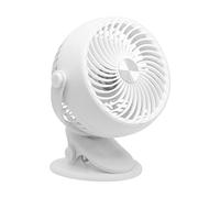Clip Fan, Clip on Ventilator, 7.68x6.69 Inches, Cooling Adjustable Tilt Air Cooler with Quiet Battery, Personal Blower for Bedside, Desk, Stroller, Travel, Relaxation, Outdoor