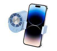 Clip Fan - Rechargeable Mini Personal Hand Fan Blow Cold Air, 3-Speed Cold Wind Blower With Phone Holder, Portable Cooling Fans | For Summer Travel Beach Camping Outdoor Belt Waist Desk Office