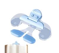 Clip Fermapagine per Libri Trasparente Con Illuminazione Antiscivolo | Clip Aprire il Libro nella Lettura Per Documenti, Test, Prove D'Esame, Compiti, Snack, Scuola, Casa, Libreria
