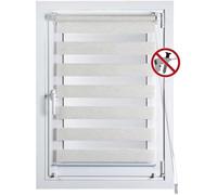 CLIP&FIX TENDA A RULLO NOTTE E GIORNO LINO 60x180 CM