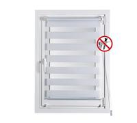 CLIP&FIX TENDA A RULLO NOTTE E GIORNO LINO 90x180 CM