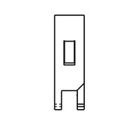 Clip fixation joint de porte cuisiniere pour four Electrolux 354321301