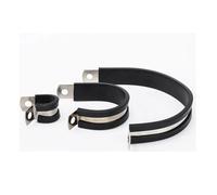 clip flessibile a sella Morsetto a sella for tubo rivestito in gomma in acciaio inossidabile, confezione da 5 misure diverse for cavi flessibili(6.35mm)