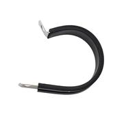 clip flessibile a sella Morsetto for tubo flessibile rivestito in gomma tipo R, morsetto a sella, dimensioni multiple, confezione da 11(8mm)