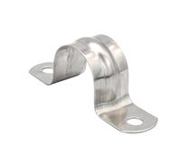 clip flessibile a sella Morsetto for tubo rettangolare a forma di U, clip a sella in acciaio inossidabile 304, cinghia a 2 fori M5-M200(M120)