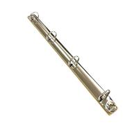 Clip foglie sciolte in metallo multicolore, Meccanismo for raccoglitore ad anelli A4, 2 pezzi, con fibbia staccabile in metallo, clip for fogli sciolti, multicolore(Silver)