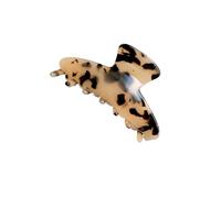 Clip for afferrare, accessori for capelli da donna, fermaglio for capelli semplice, fermaglio for capelli pigro(Light beige tortoise)